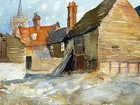 Water Row looking towards the High Street from the River Lea